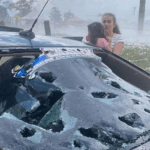 Гигантский град нанес ущерб югу Бразилии