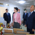 Посол Франции посетила Таджикский государственный университет права, бизнеса и политики