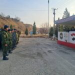  Встреча с офицерами и солдатами в Шахринавском районе