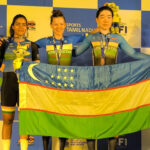 Сборная Узбекистана завоевала три медали на старте Кубка Азии по велотреку