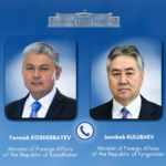 Главы МИД Казахстана и Кыргызстана обсудили итоги года по телефону