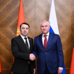 Торага Жогорку Кенеша Марлен Маматалиев встретился с Председателем Государственной Думы Вячеславом Володиным в Москве