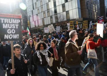 В Нью-Йорке прошла акция против ударов по Ирану