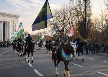 Национальная гвардия проведет конный парад в честь празднования Навруза