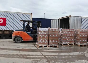 Гуманитарная помощь доставлена через азербайджано-иранскую границу