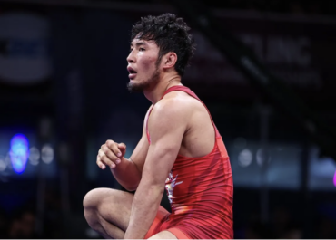 Казахстанский борец завоевал золото чемпионата Азии