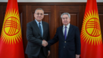 Министр Жээнбек Кулубаев встретился с Генеральным секретарём ОДКБ Таалатбеком Масадыковым