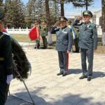 Казахстанские военные дипломаты почтили память героев в Китае