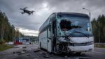 Киевский дрон атаковал автобус в Брянской области