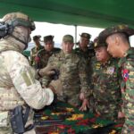 Военнослужащие России и Мьянмы уничтожили базу условных террористов в джунглях 