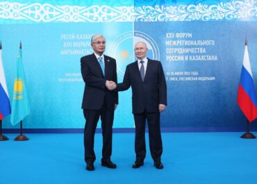 Путин и Токаев обсудили Украину, двустороннее сотрудничество и транспортные проекты