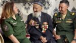 Живая память Победы: военнослужащие 201-й базы почтили ветерана Курской битвы в Таджикистане