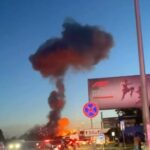 Под Киевом произошёл крупный пожар на складе боеприпасов 