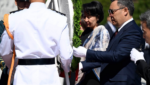 Президент Садыр Жапаров Сеулдагы Улуттук мемориалга гүл койду.