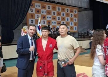 Этигэл Данзанов — победитель чемпионата Кореи по боевому самбо